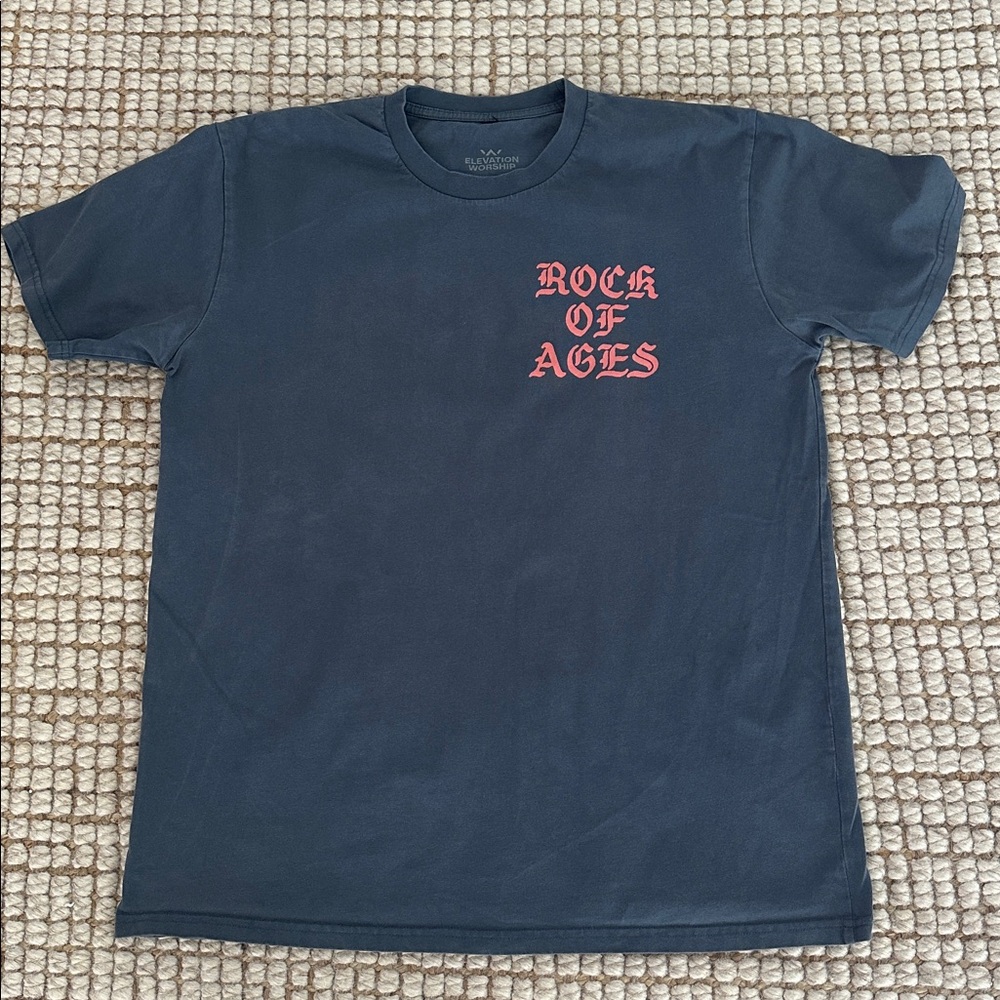 Rock of Ages Navy Blue T-Shirt